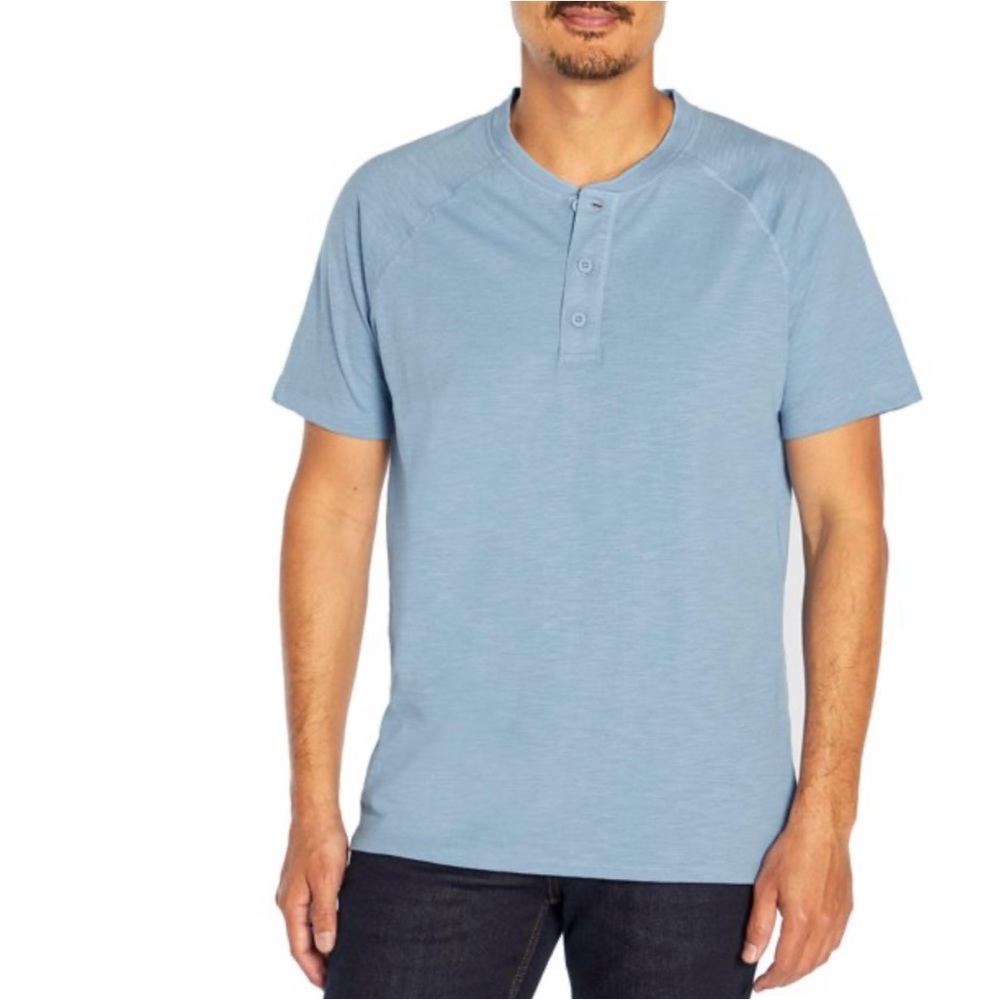 Gap Men’s Soft Cotton Short Sleeve Henley